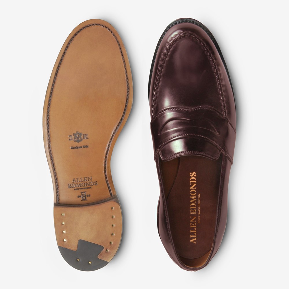 Men's Factory Second Randolph Shell Cordovan Penny Loafer | ShoeBank