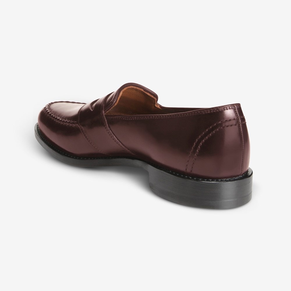 LV. textured penny loafers