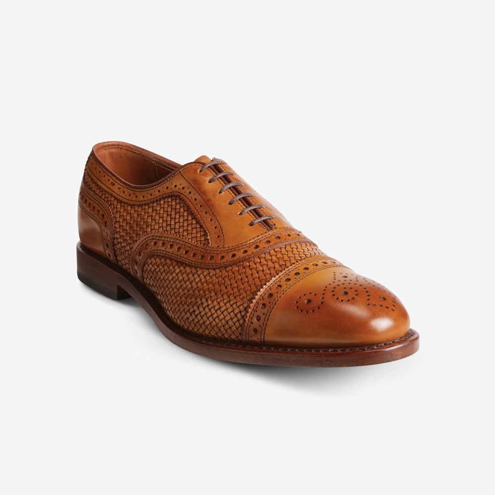 Men s Strand Weave Cap Toe Oxford ShoeBank