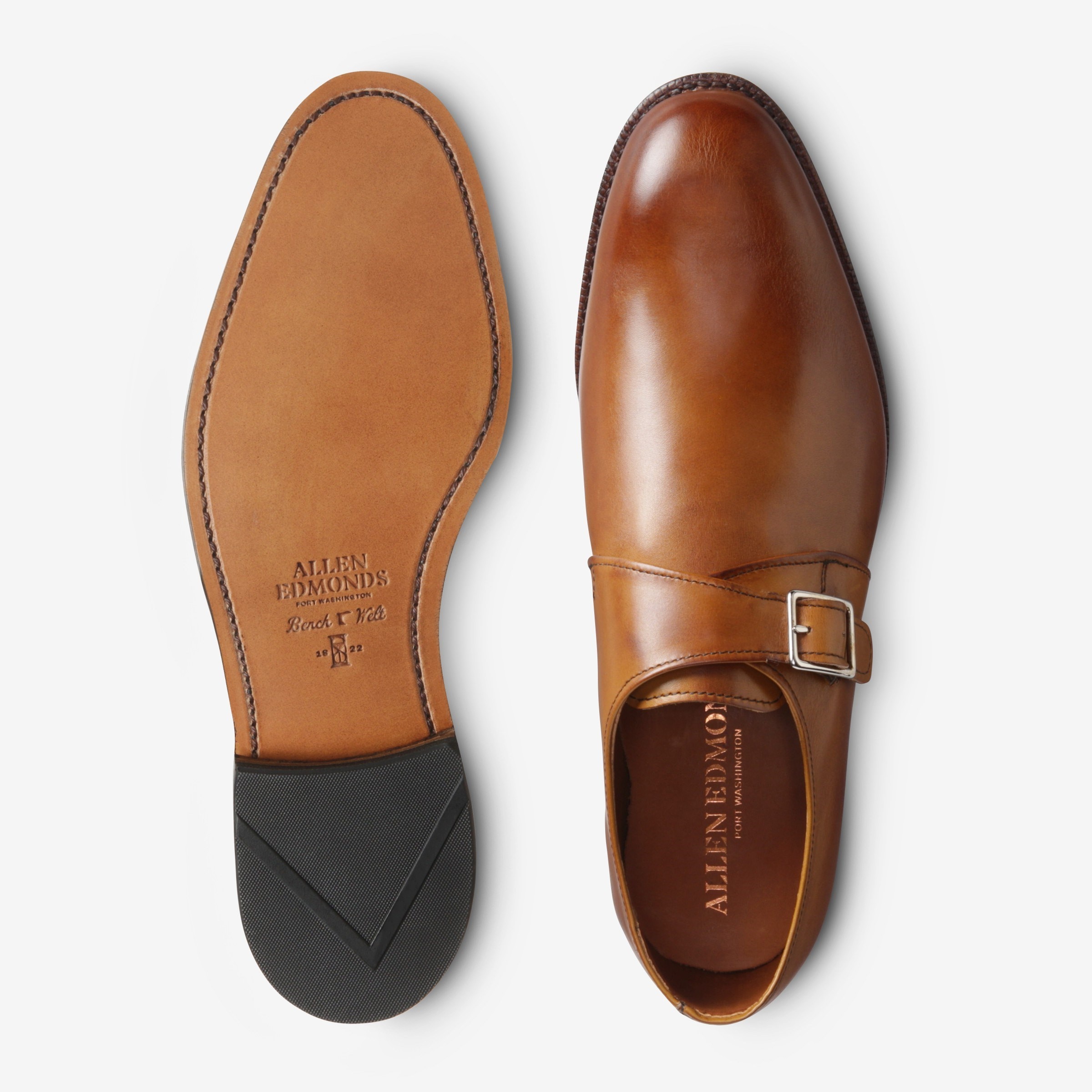 Allen edmonds cheap monk strap shoes