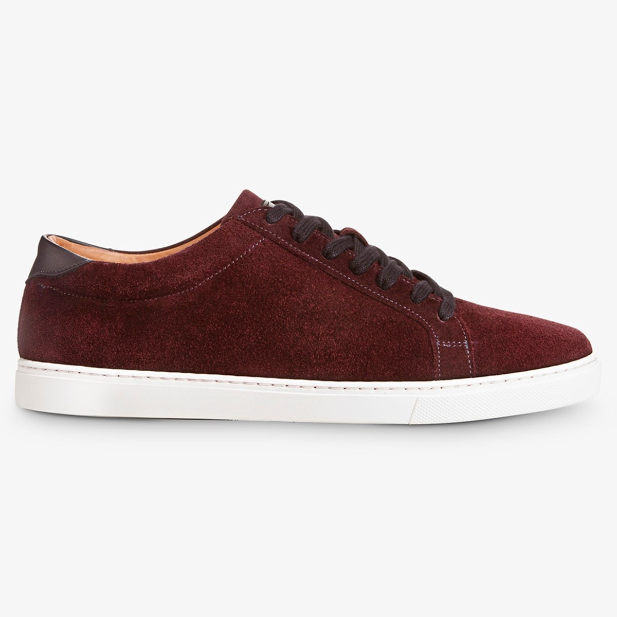 Burgundy suede sale sneakers