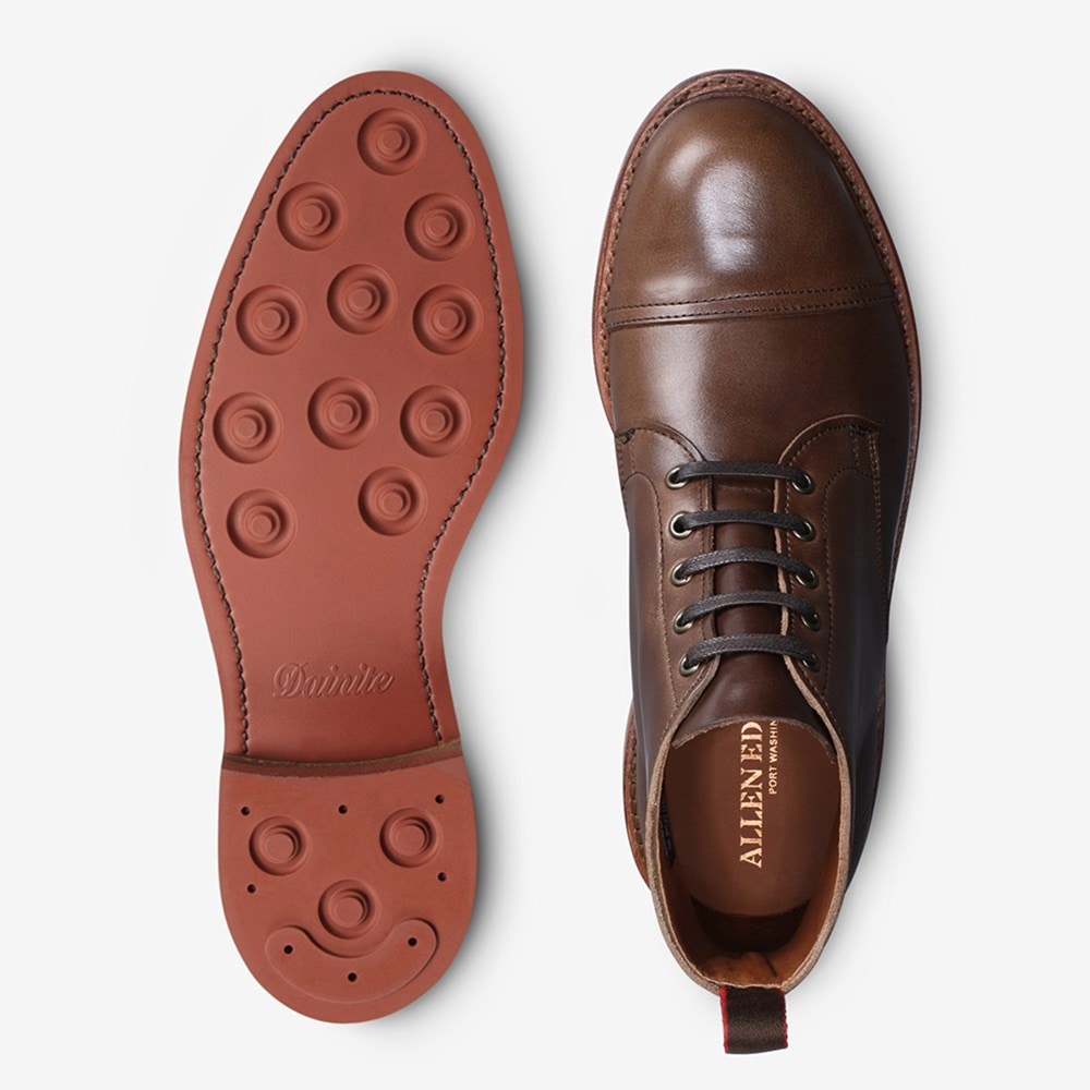 brogue cap toe boot