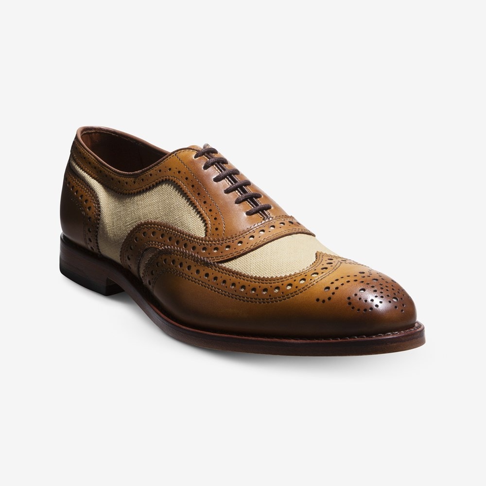 Men s McAllister Wingtip Spectator Oxford ShoeBank